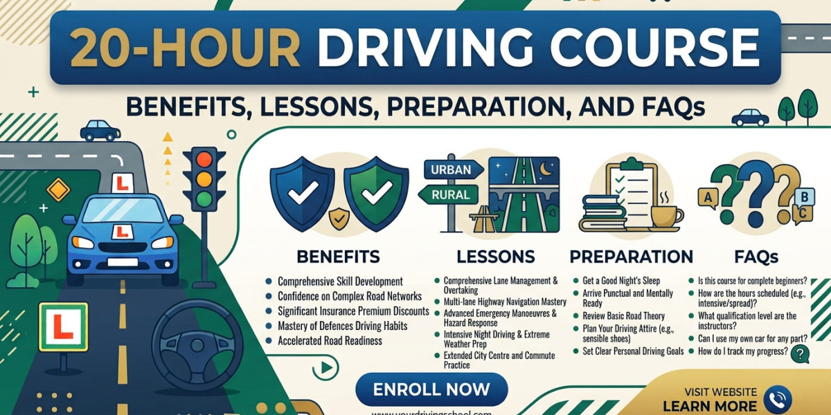 20 Hour Driving Course: Benefits, Lessons and FAQs